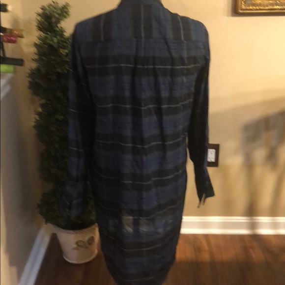 BcbgMaxAzria plaid shirt dress/ tunic - Picture 4 of 9